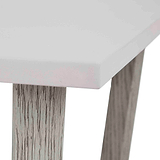 close up of the concrete effect Epsom Rectangular Coffee Table