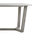 close up of the solid wood legs on the Epsom 210cm Rectangular Dining Table