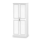 Killgarth White 3 Piece Bedroom Set - Double wardrobe