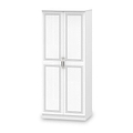 Killgarth White 2 Door Double Wardrobe from Roseland Furniture