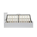 Atlas White Single Wooden Ottoman Bed by Roseland Furniture