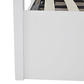 Atlas White Single Wooden Ottoman Bed by Roseland Furniture