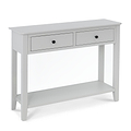 Elgin Grey Large Console Table by Roseland Furniture