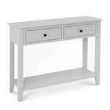 Elgin Grey Large Console Table by Roseland Furniture