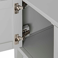 Elgin Grey 90cm Small TV Unit - Close up of inside cupboard