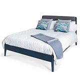 Stirling Blue 4ft6 Double Bed Frame