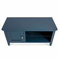 Stirling Blue Small TV Unit - Top view