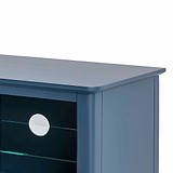 Stirling Blue Small TV Unit - Top corner