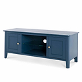 Stirling Blue 120cm Large TV Unit - Side view