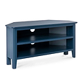 Stirling Blue Corner TV Stand by Roseland Furniture