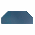 Stirling Blue Corner TV Stand - Birds eye view