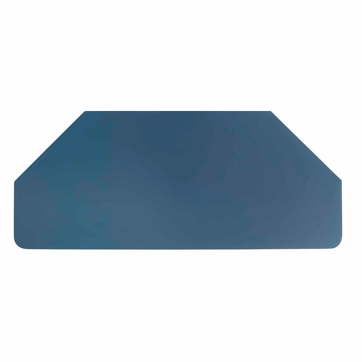 Stirling Blue Corner TV Stand - Birds eye view