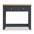 Farrow Charcoal Console Table with storage