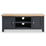 Farrow Charcoal Large 120cm TV Unit Cabinet