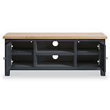Farrow Charcoal Large 120cm TV Unit with storage