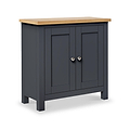 Farrow Charcoal Cupboard from Roseland Furniture - Angle View