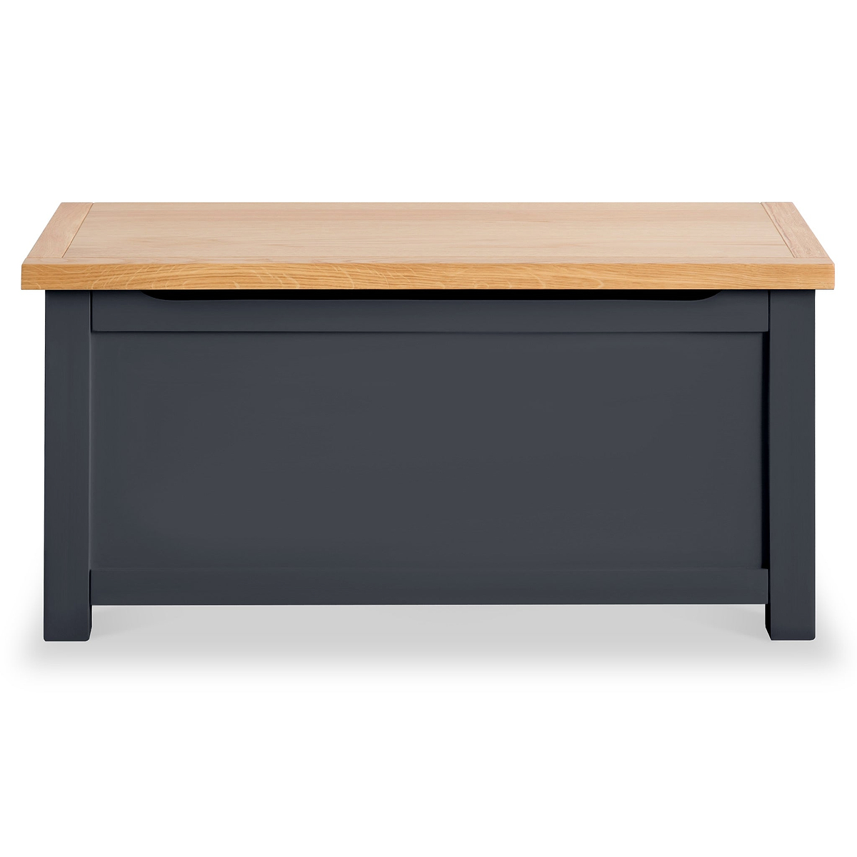 Farrow Charcoal Blanket Box