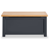 Farrow Charcoal Blanket Box