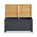 Farrow Charcoal Blanket Box