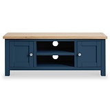 Farrow Navy Blue Large 120cm TV Unit from Roseland