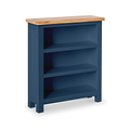 Farrow Navy Blue Low Bookcase from Roseland Furniture