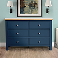 Farrow Grey 6 Drawer Bedroom Chest from Roseland Furniture
