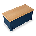 Farrow Navy Blanket Storage Box