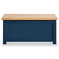 Farrow Navy Blue Blanket Box from Roseland Furniture