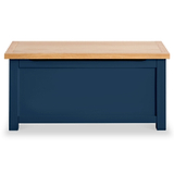 Farrow Navy Blue Blanket Box from Roseland Furniture
