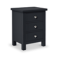 Cornish Black Bedside Table from Roseland Furniture