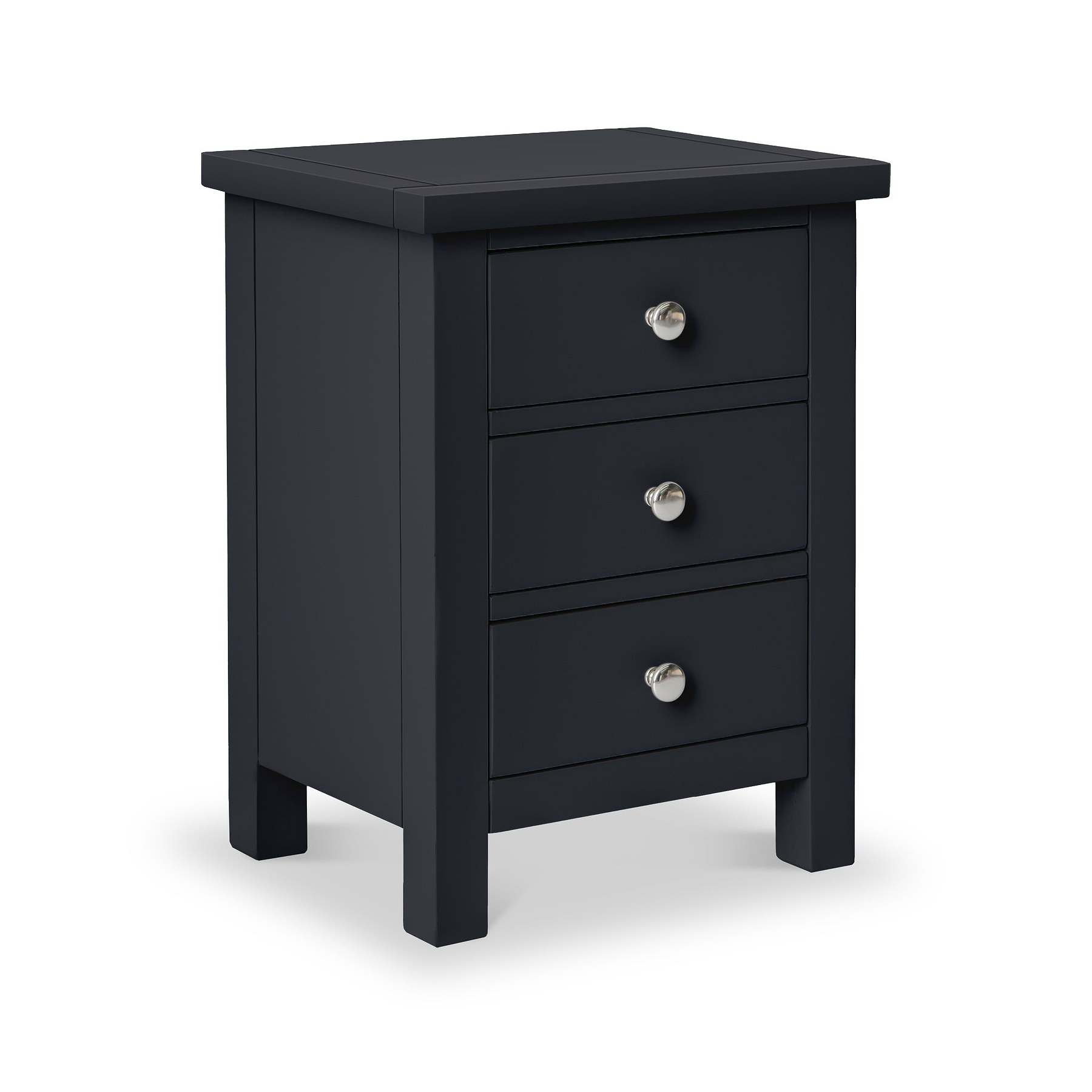 Cornish Black Bedside Table from Roseland Furniture