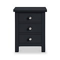 Cornish Black Bedside Cabinet from Roseland Furniture