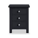 Cornish Black Bedside Cabinet from Roseland Furniture