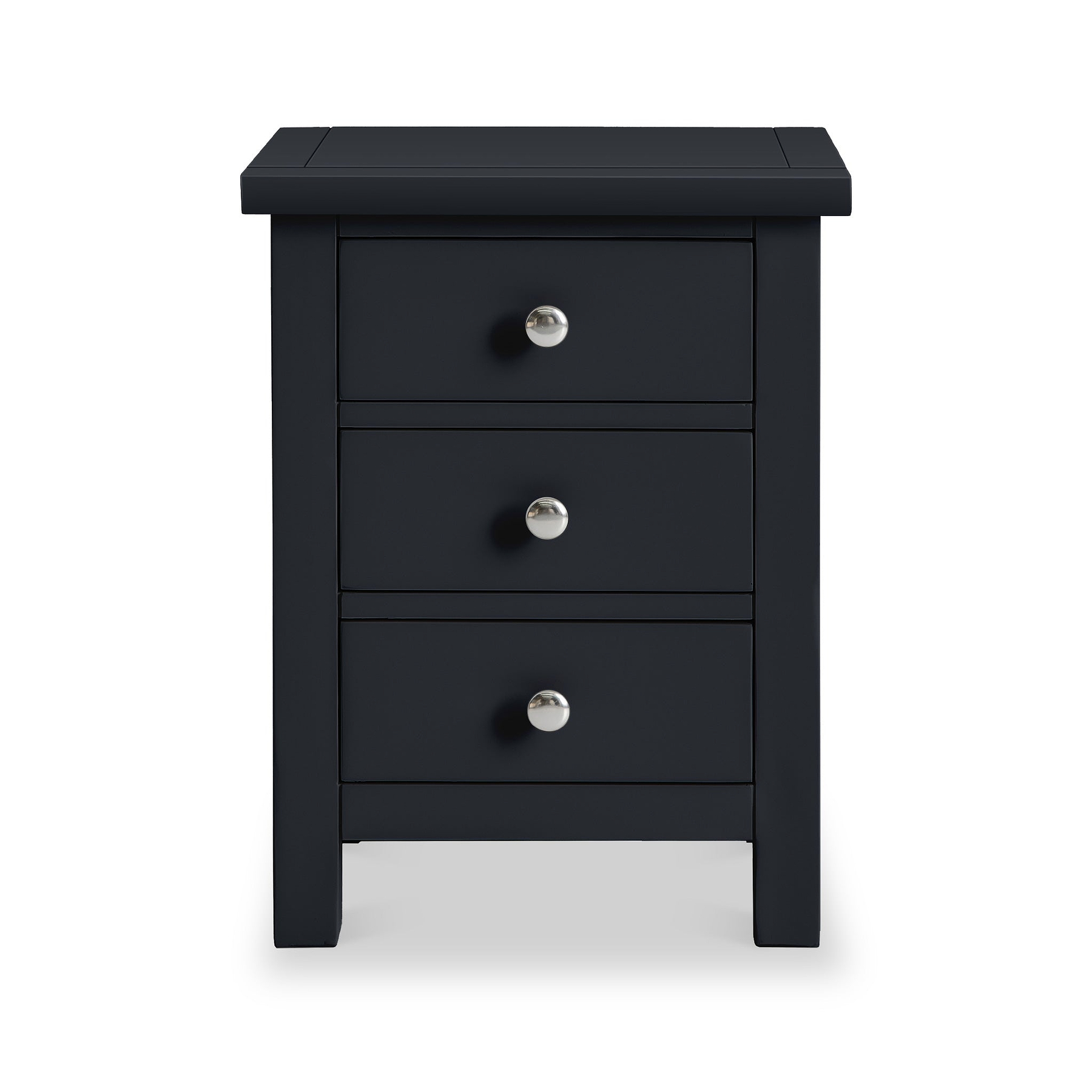 Cornish Black Bedside Cabinet from Roseland Furniture