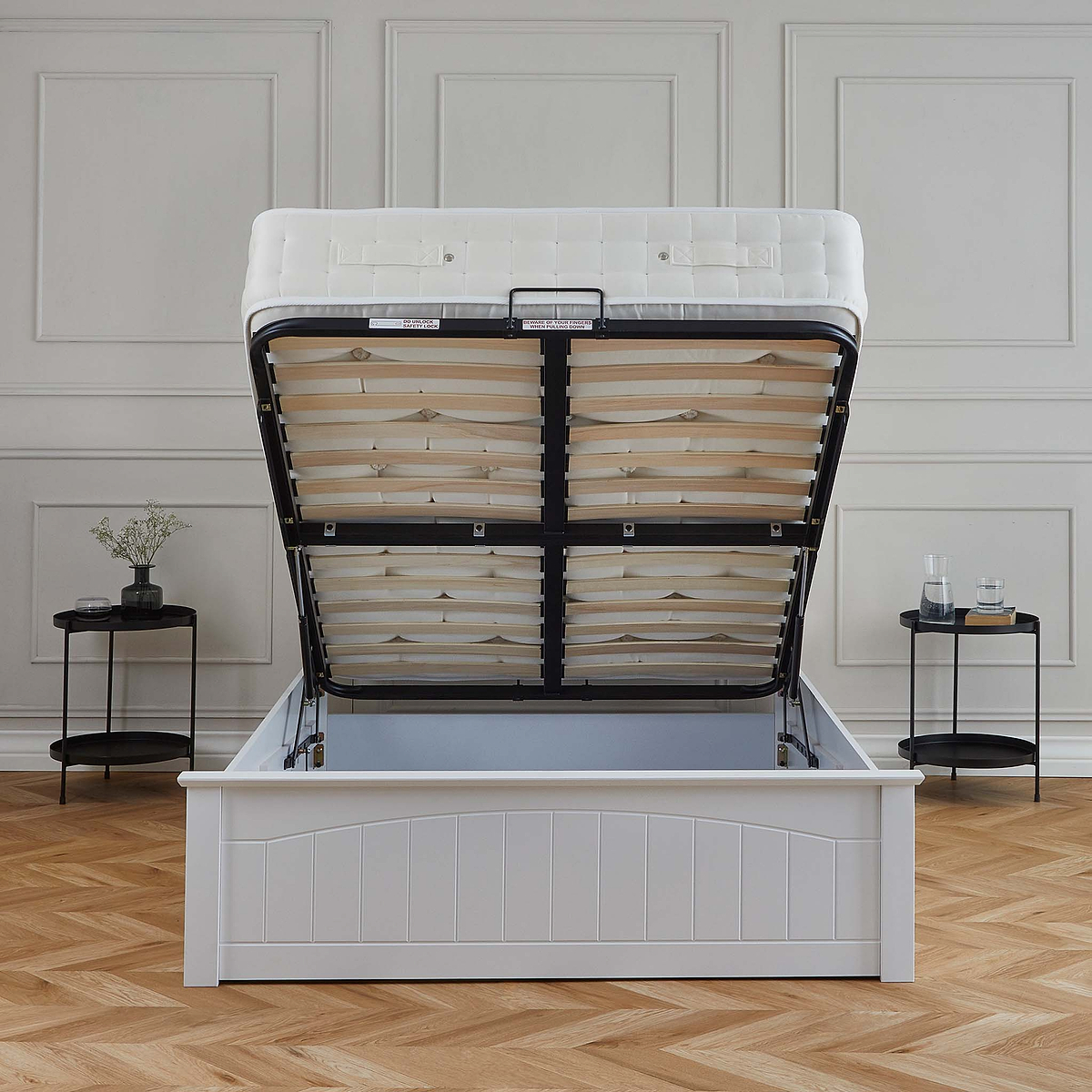 Chiltern White Ottoman Storage Bed