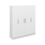 Meribel White 4 Door Wardrobe from Roseland Furniture