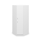Meribel White Corner Wardrobe from Roseland Furniture