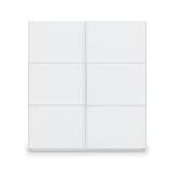Holland White 180cm Sliding Double Wardrobe
