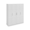 Bithlo White 4 Door Wardrobe from Roseland Furniture