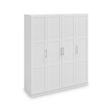 Bithlo White 4 Door Wardrobe from Roseland Furniture