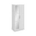 Bithlo White 2 Door Mirrored Wardrobe