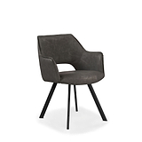 Harley Dining Chair - Grey PU