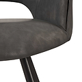 Harley Dining Chair - Close up of seat pad