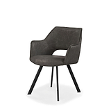 Harley Dining Chair - Grey PU