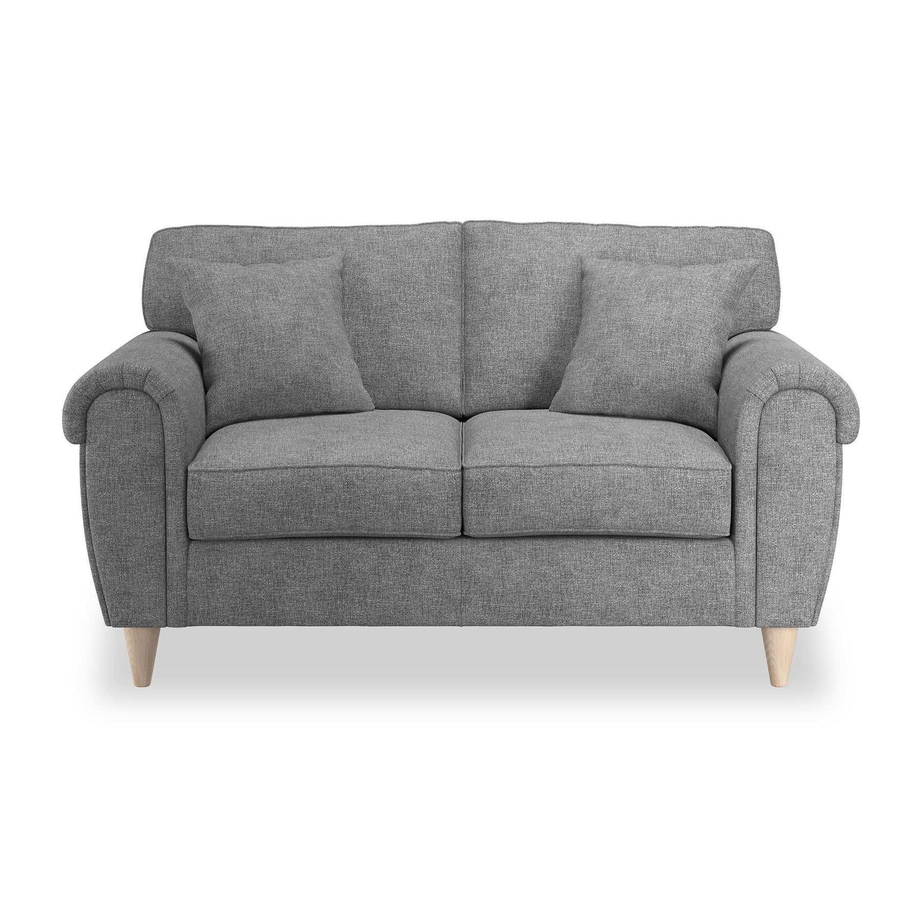 Harry Dark Grey 2 Seater Sofa by Roseland Furniture