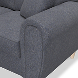 Harry Navy 2 Seater Sofa