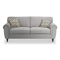 Jessie Grey 3 Seater Sofa by Roseland Furniture