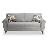 Jessie Grey 3 Seater Sofa by Roseland Furniture