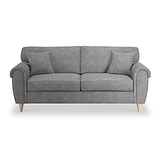 Harry Dark Grey 3 Seater Sofa by Roseland Furniture