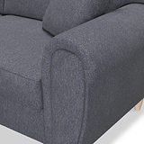 Harry Navy 3 Seater Sofa